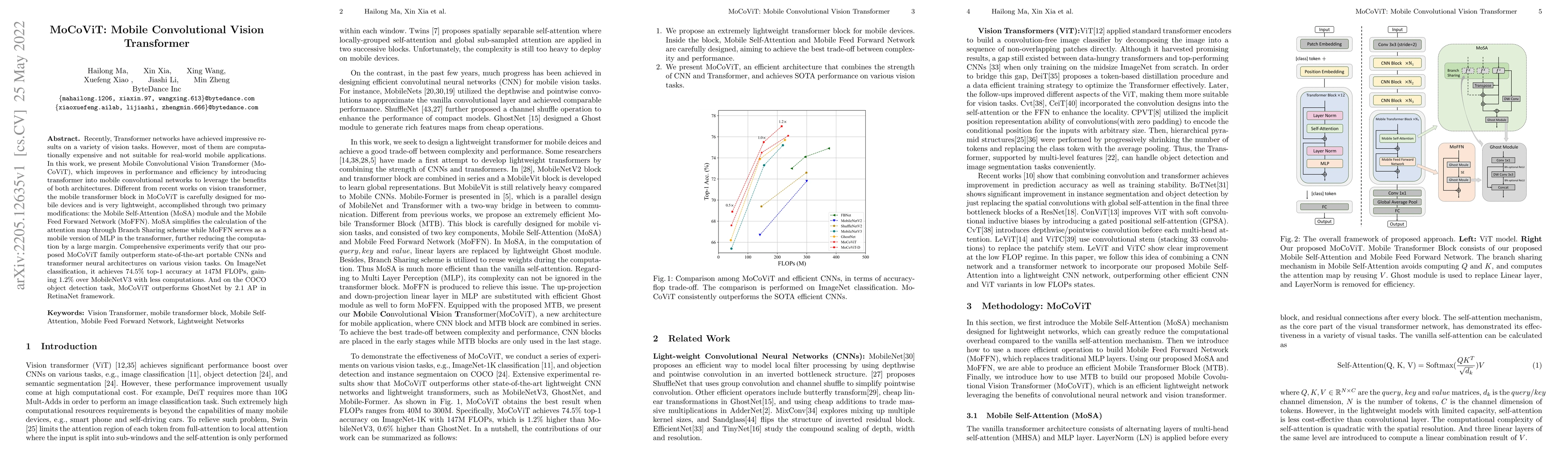 Thumbnail for MoCoViT: Mobile Convolutional Vision Transformer