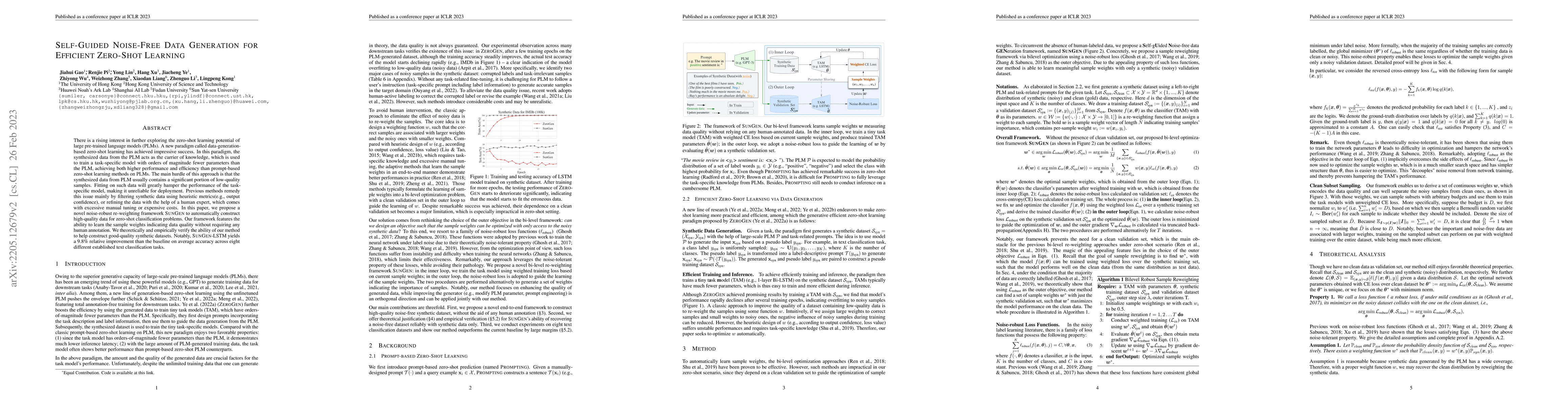 Thumbnail for Self-Guided Noise-Free Data Generation for Efficient Zero-Shot Learning