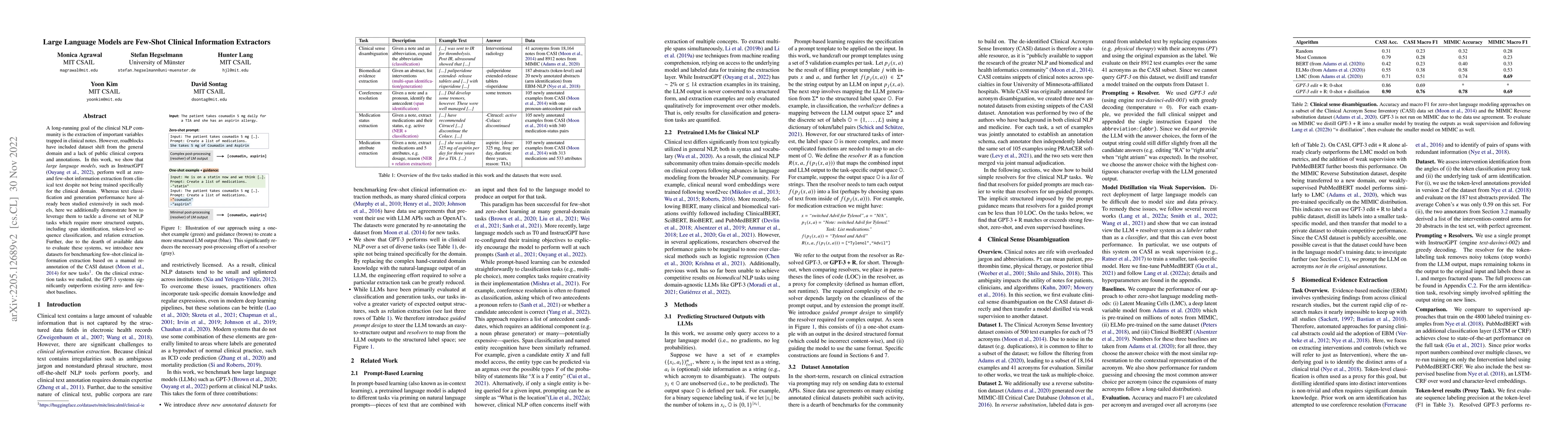 Thumbnail for Large Language Models are Few-Shot Clinical Information Extractors