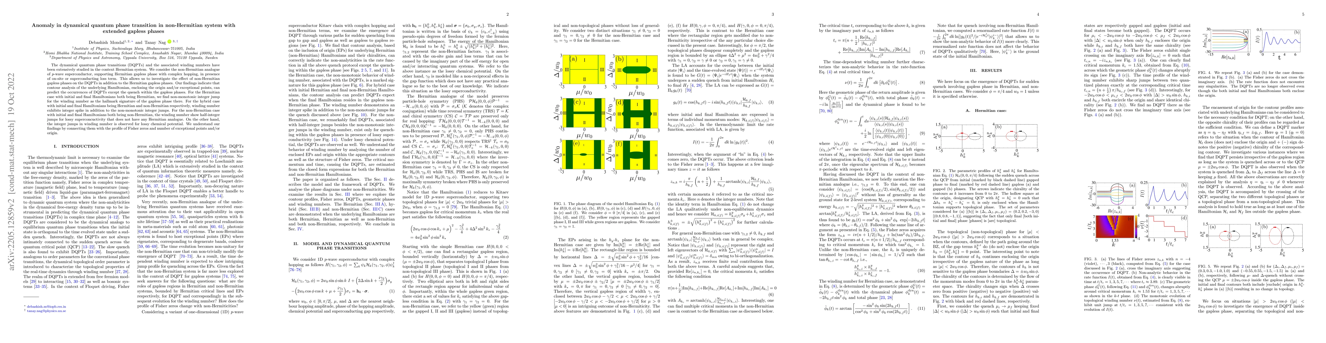 Thumbnail for Anomaly in dynamical quantum phase transition in non-Hermitian system
  with extended gapless phases
