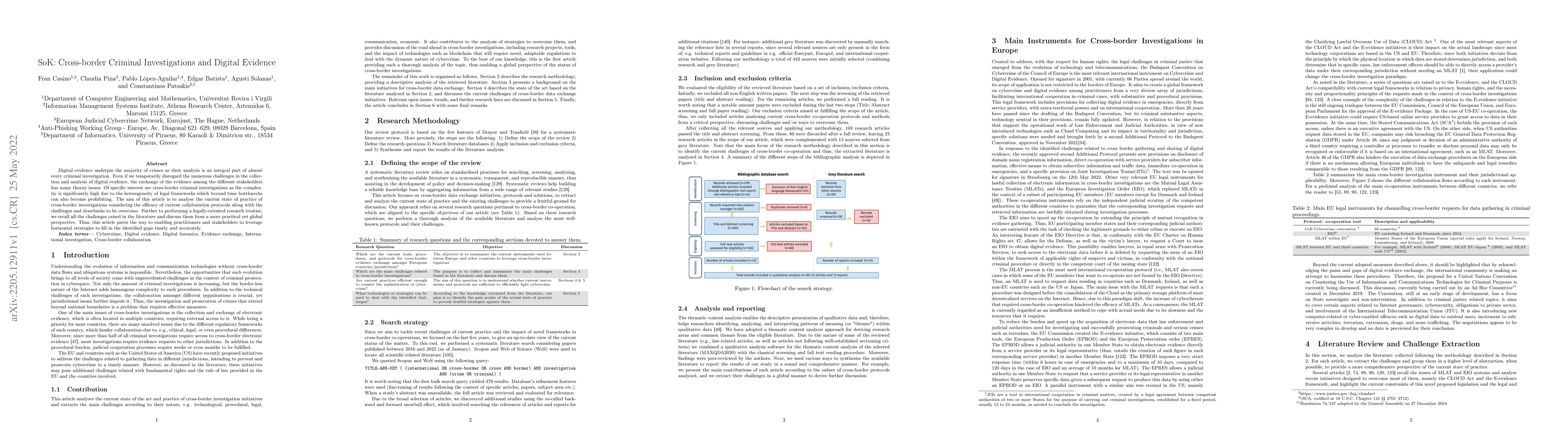 Thumbnail for SoK: Cross-border Criminal Investigations and Digital Evidence