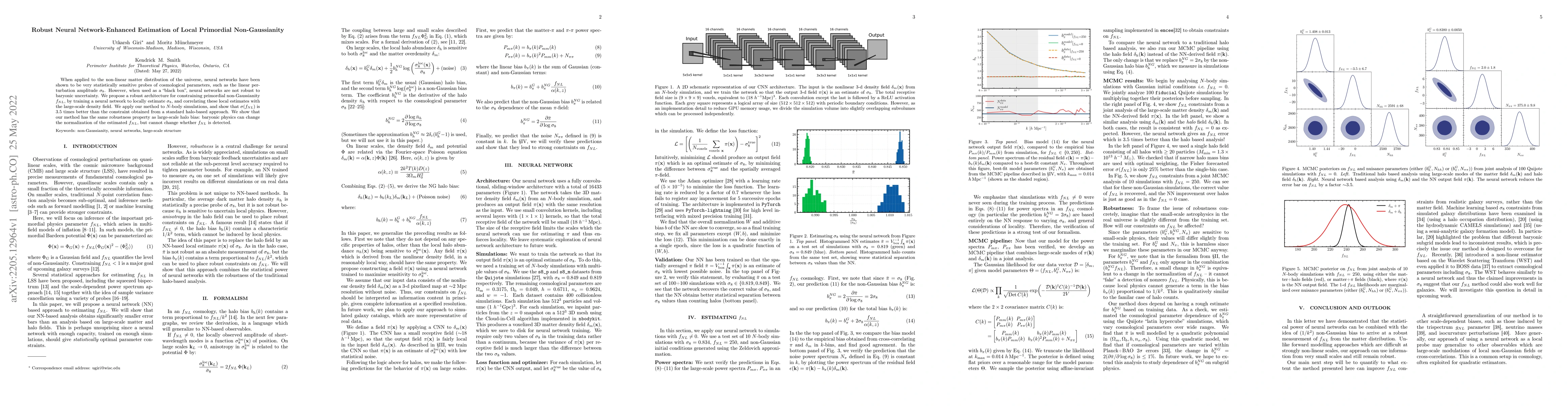 Thumbnail for Robust Neural Network-Enhanced Estimation of Local Primordial
  Non-Gaussianity