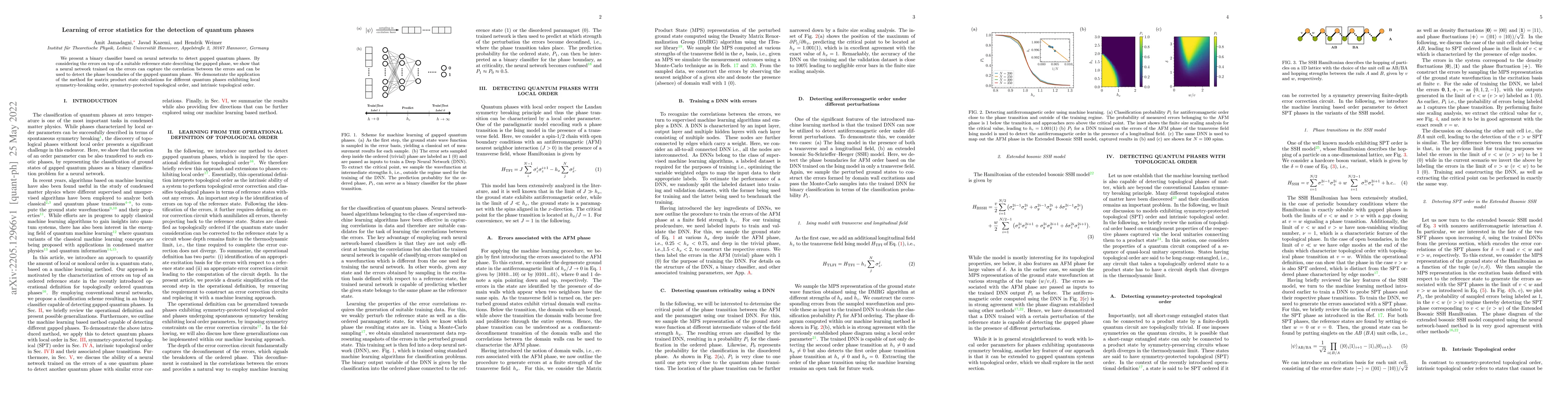 Thumbnail for Learning of error statistics for the detection of quantum phases