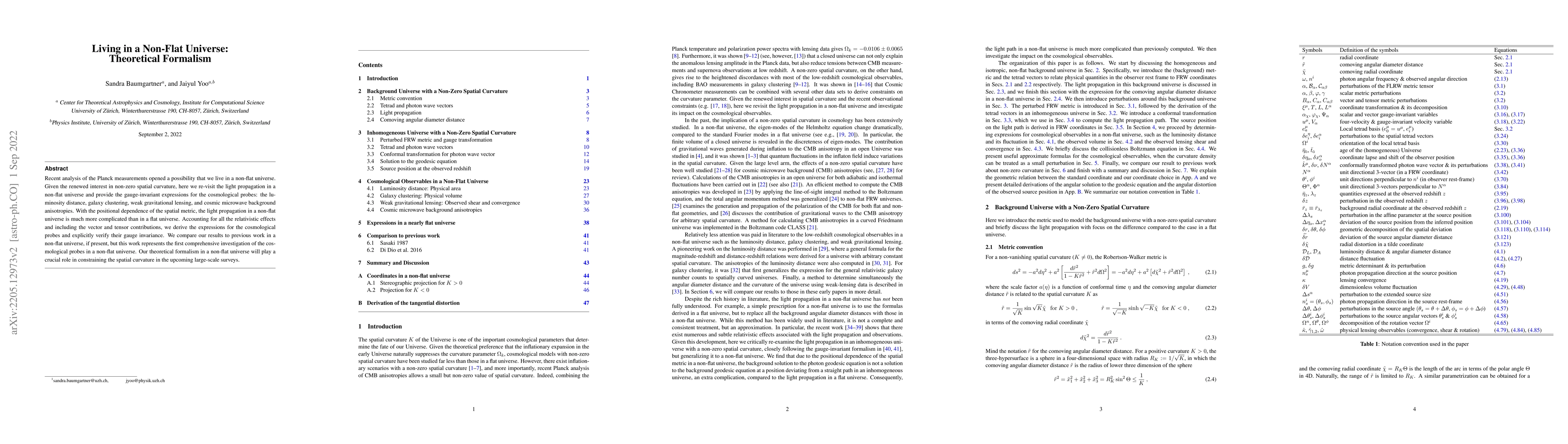 Thumbnail for Living in a Non-Flat Universe: Theoretical Formalism