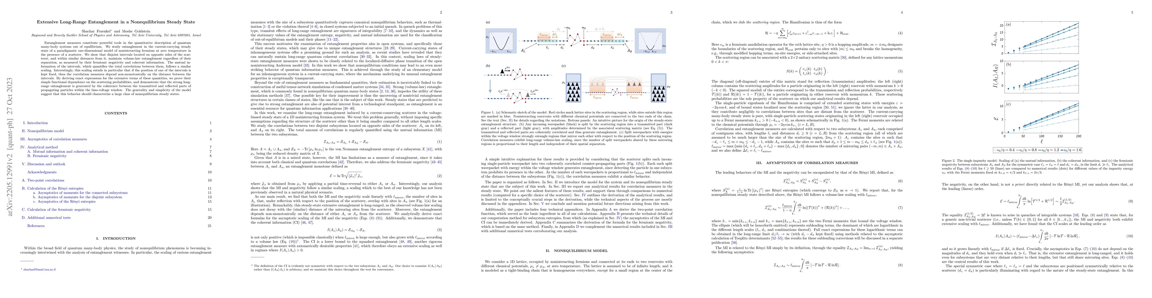 Thumbnail for Extensive Long-Range Entanglement in a Nonequilibrium Steady State