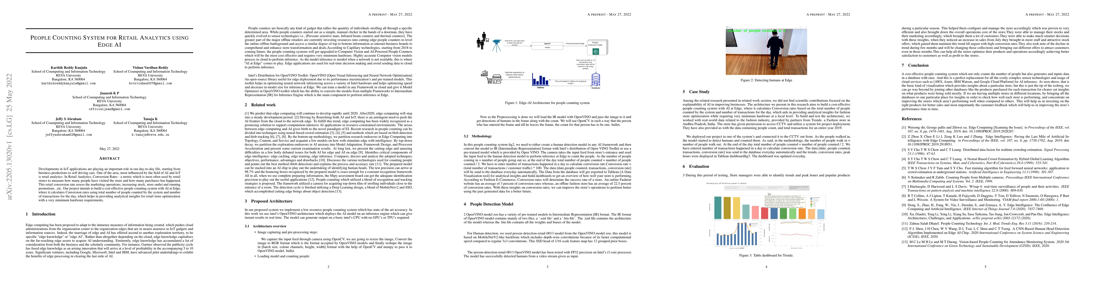 Thumbnail for People counting system for retail analytics using edge AI