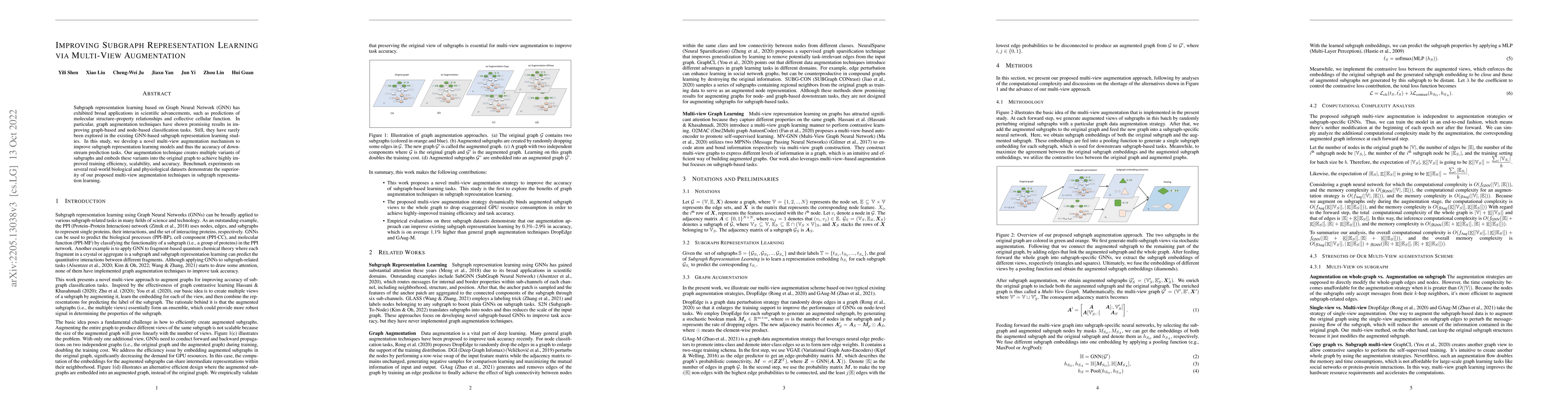 Thumbnail for Improving Subgraph Representation Learning via Multi-View Augmentation