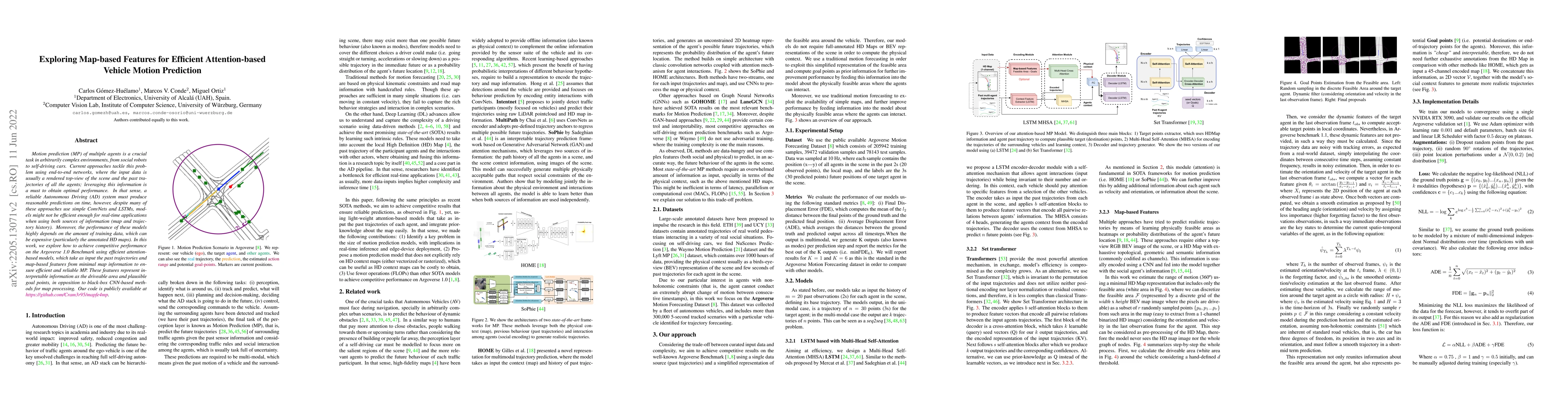 Thumbnail for Exploring Map-based Features for Efficient Attention-based Vehicle
  Motion Prediction
