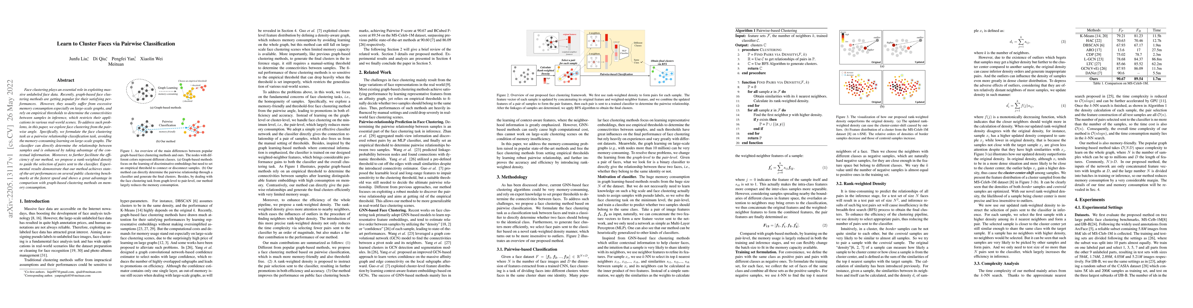 Thumbnail for Learn to Cluster Faces via Pairwise Classification