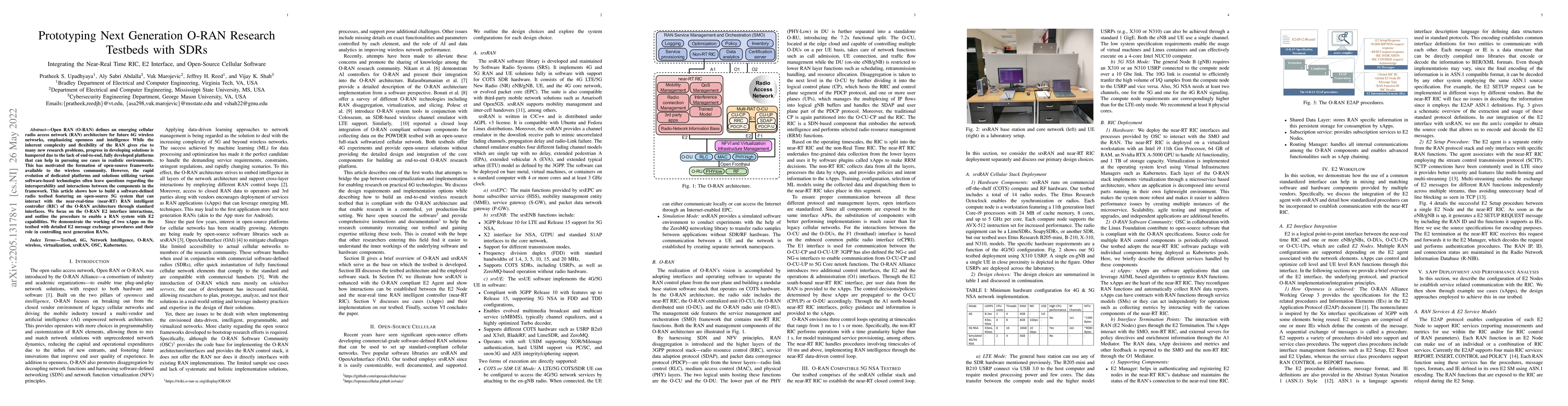 Thumbnail for Prototyping Next-Generation O-RAN Research Testbeds with SDRs