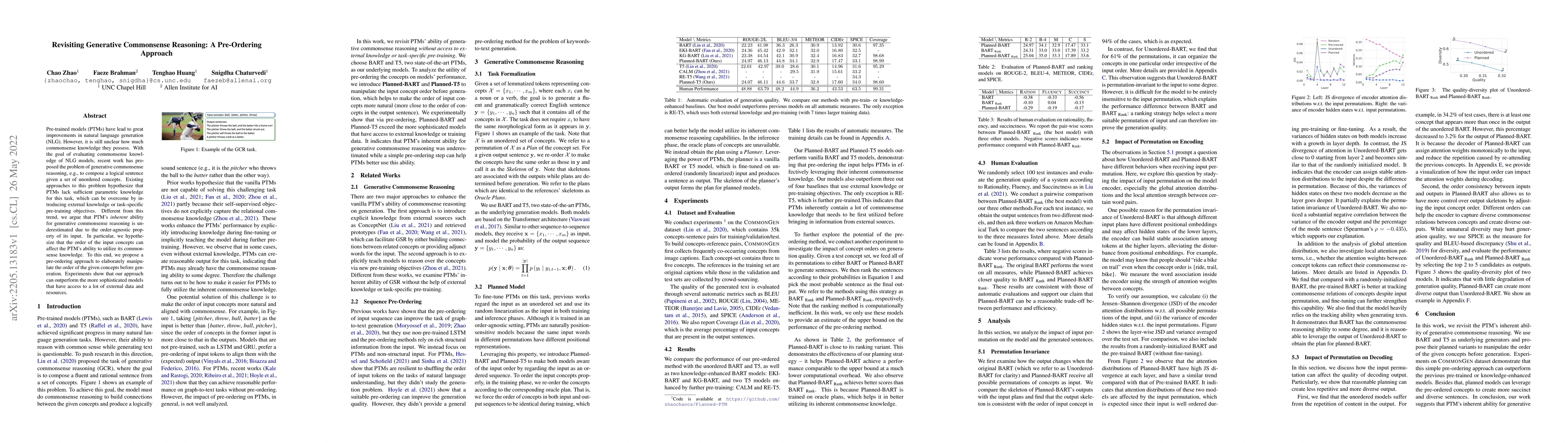 Thumbnail for Revisiting Generative Commonsense Reasoning: A Pre-Ordering Approach