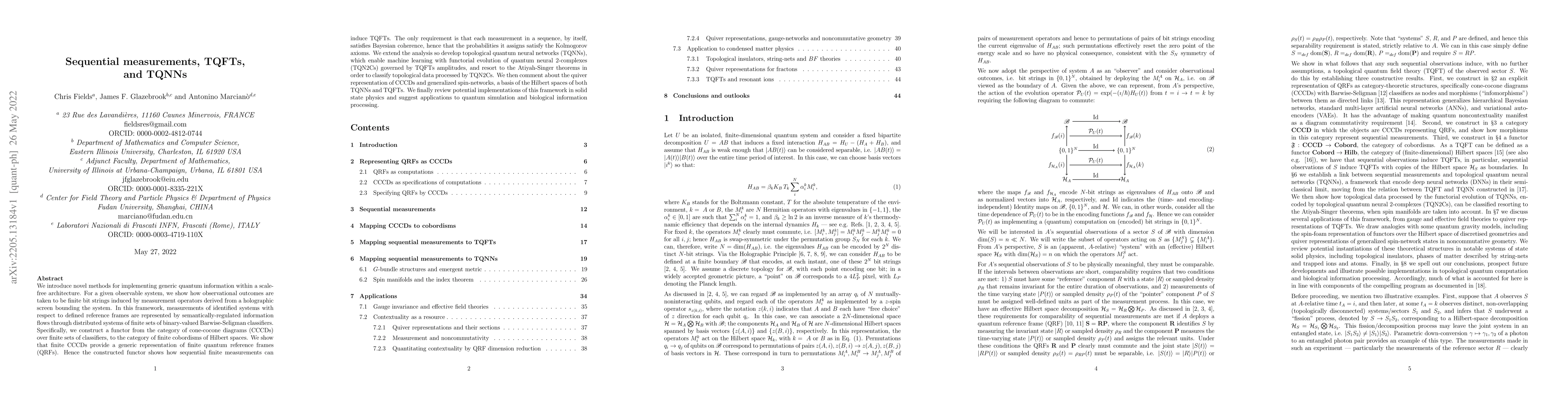 Thumbnail for Sequential measurements, TQFTs, and TQNNs