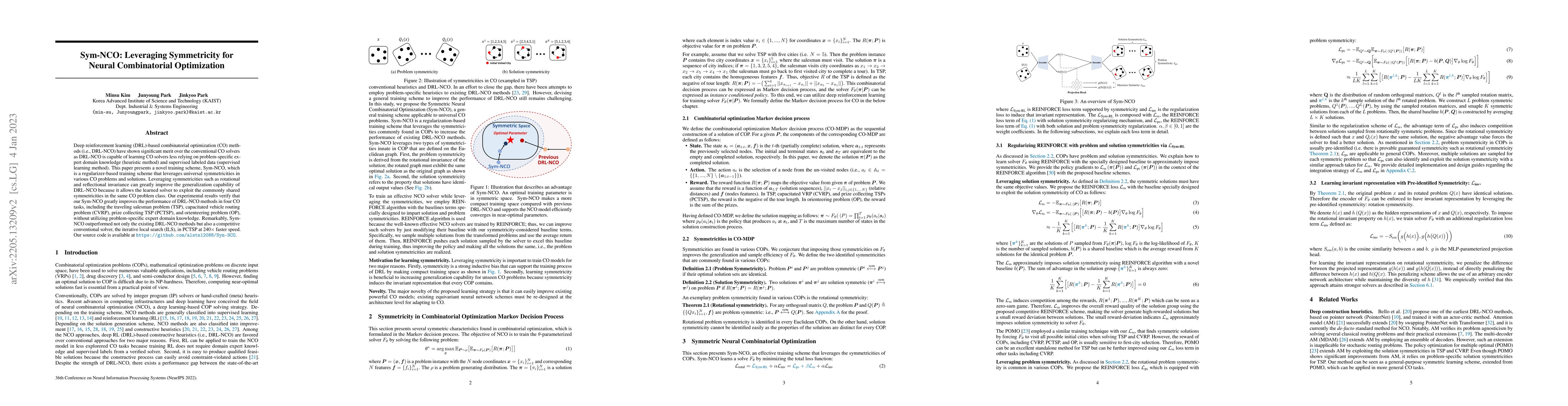 Thumbnail for Sym-NCO: Leveraging Symmetricity for Neural Combinatorial Optimization