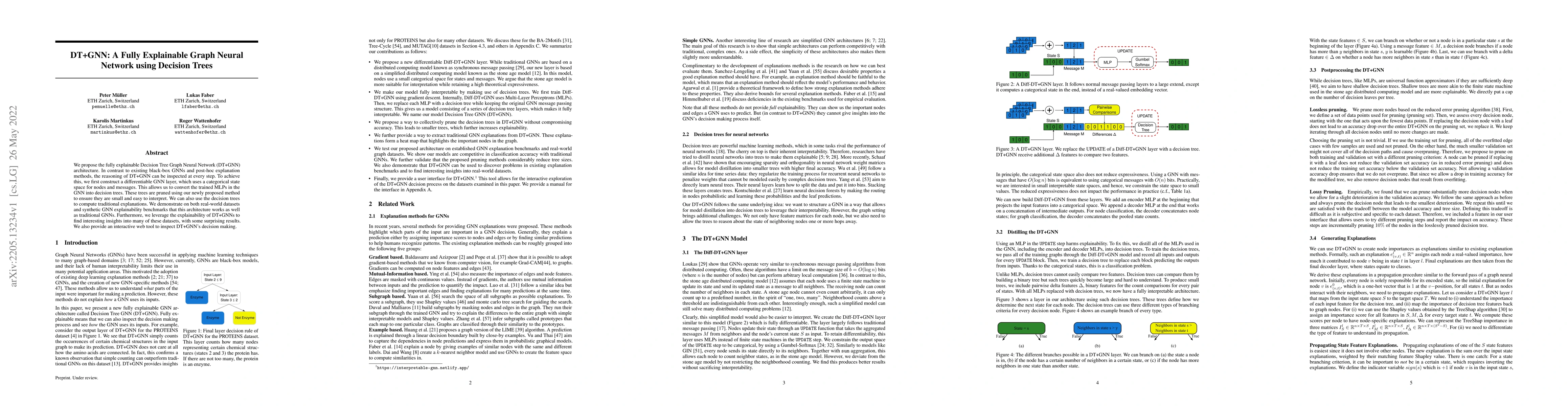 Thumbnail for DT+GNN: A Fully Explainable Graph Neural Network using Decision Trees