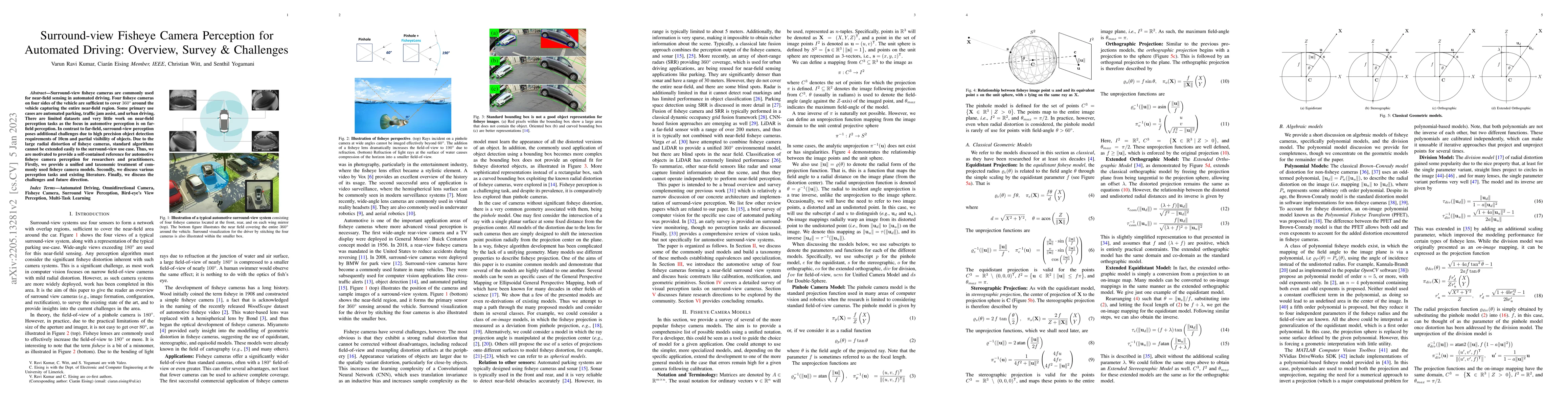 Thumbnail for Surround-view Fisheye Camera Perception for Automated Driving: Overview,
  Survey and Challenges