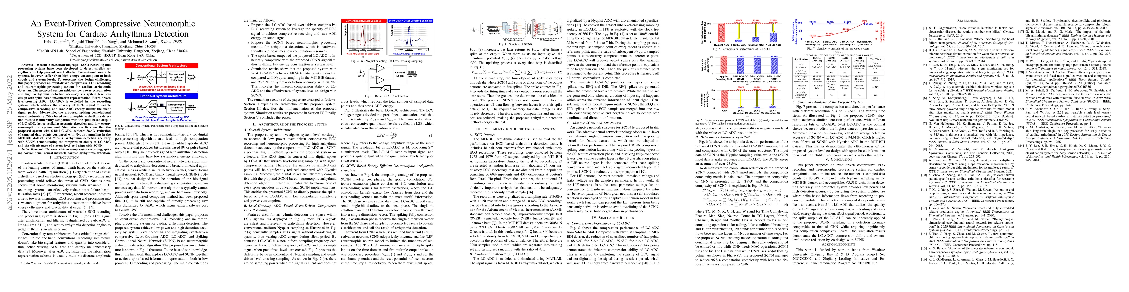 Thumbnail for An Event-Driven Compressive Neuromorphic System for Cardiac Arrhythmia
  Detection