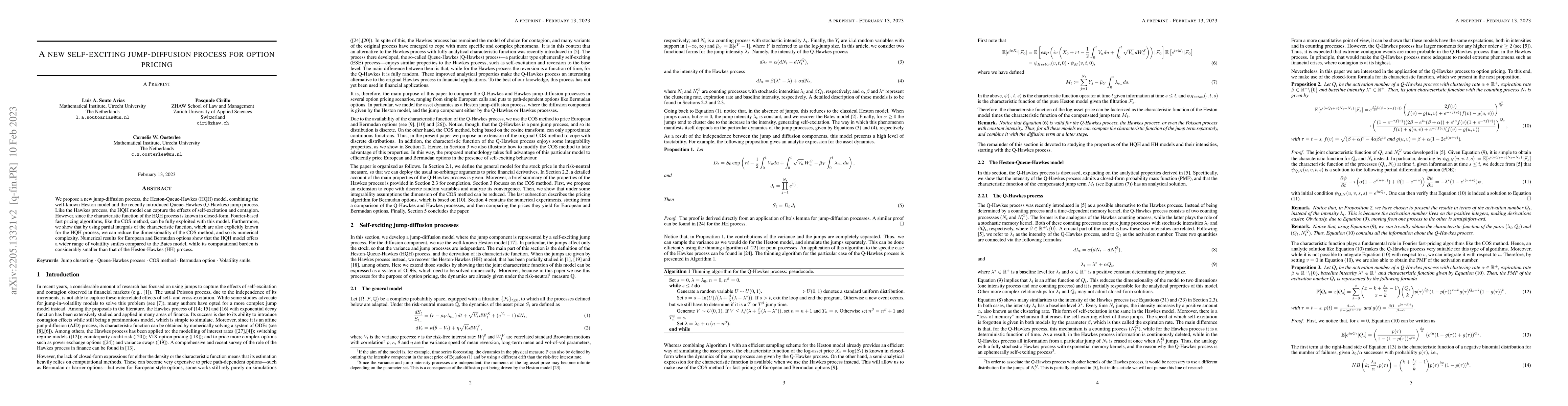 Thumbnail for A new self-exciting jump-diffusion process for option pricing