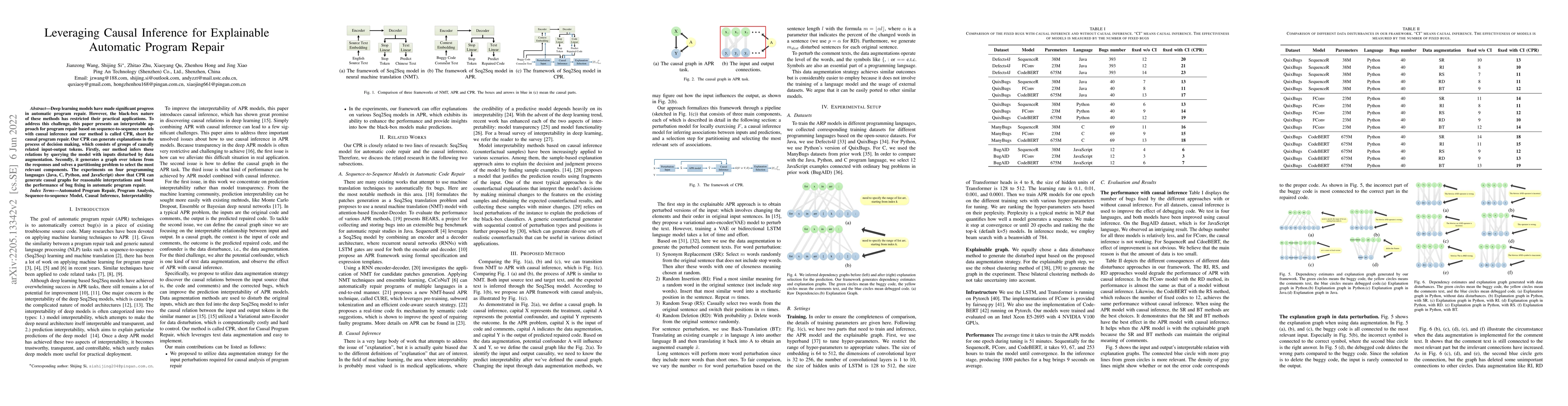 Thumbnail for Leveraging Causal Inference for Explainable Automatic Program Repair