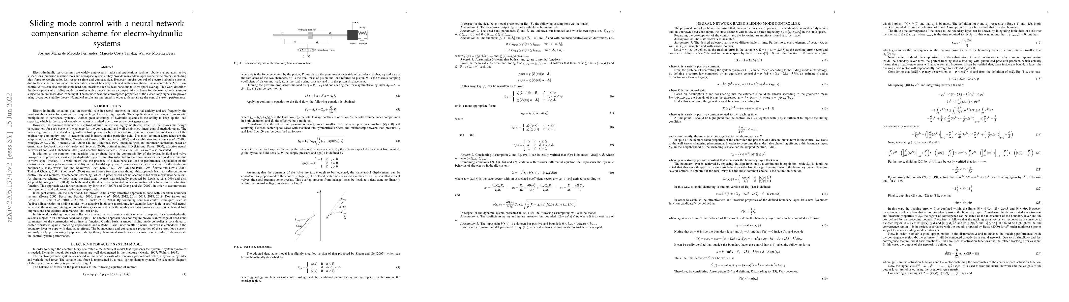 Thumbnail for Sliding mode control with a neural network compensation scheme for
  electro-hydraulic systems