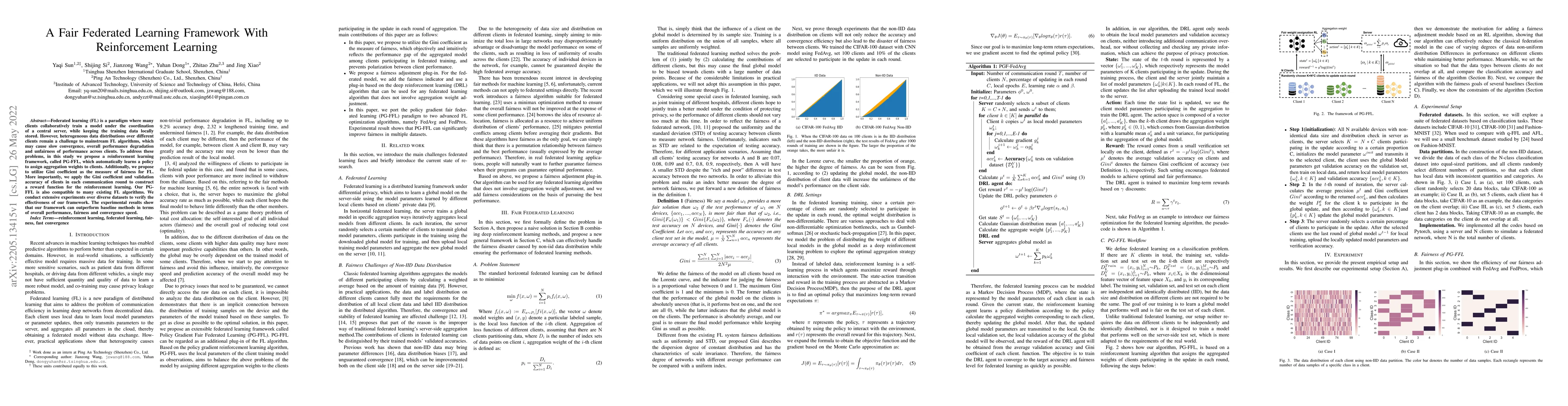 Thumbnail for A Fair Federated Learning Framework With Reinforcement Learning