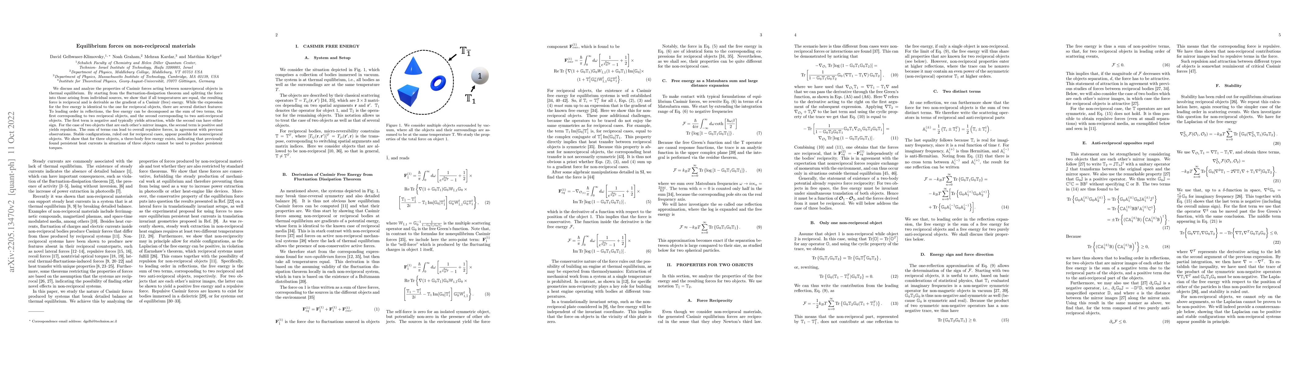Thumbnail for Equilibrium forces on non-reciprocal materials