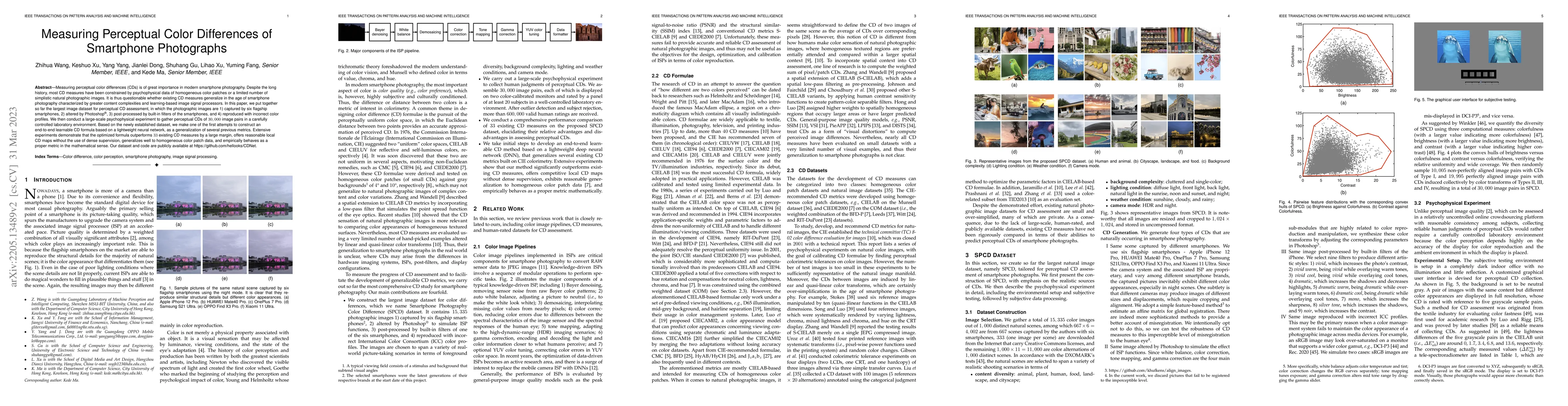 Thumbnail for Measuring Perceptual Color Differences of Smartphone Photographs