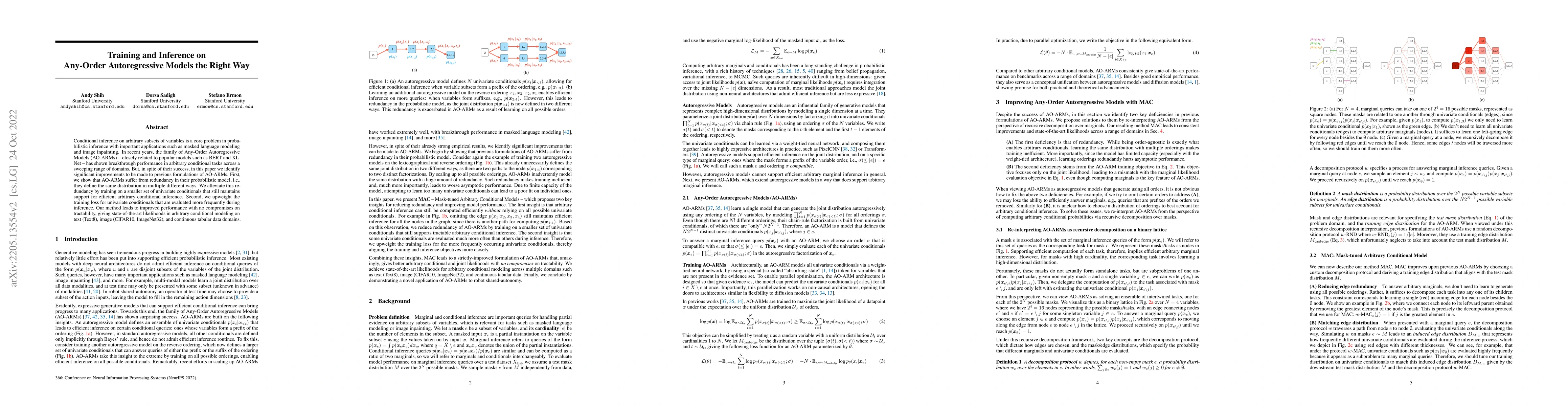 Thumbnail for Training and Inference on Any-Order Autoregressive Models the Right Way