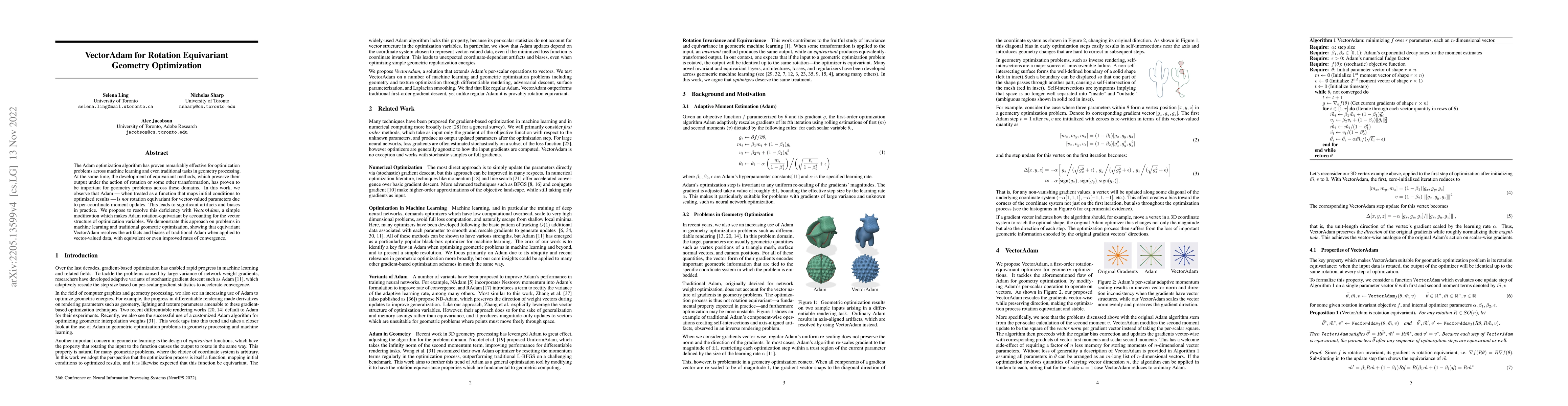 Thumbnail for VectorAdam for Rotation Equivariant Geometry Optimization