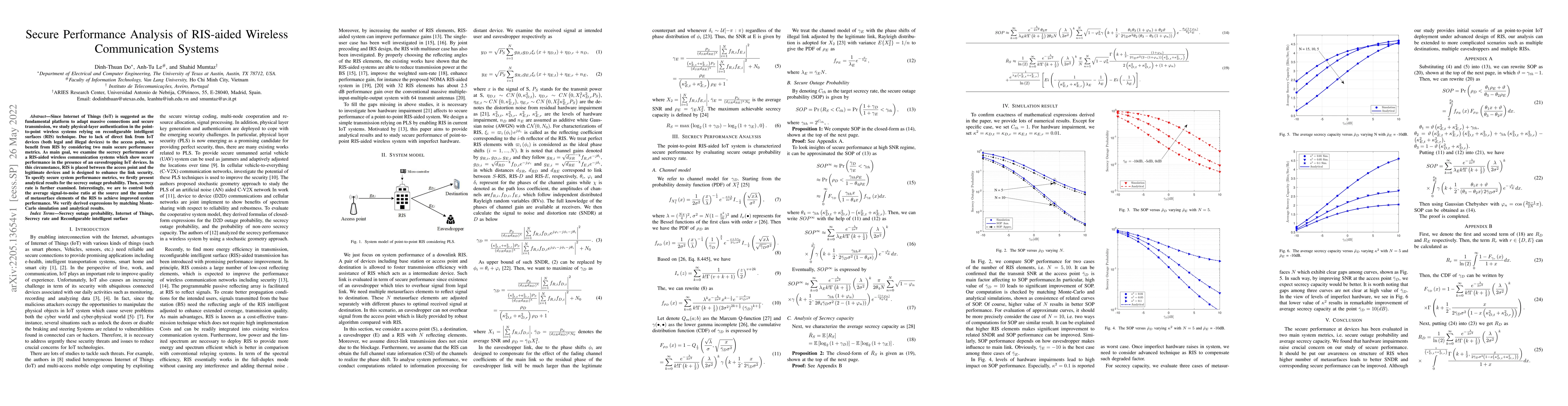 Thumbnail for Secure Performance Analysis of RIS-aided Wireless Communication Systems