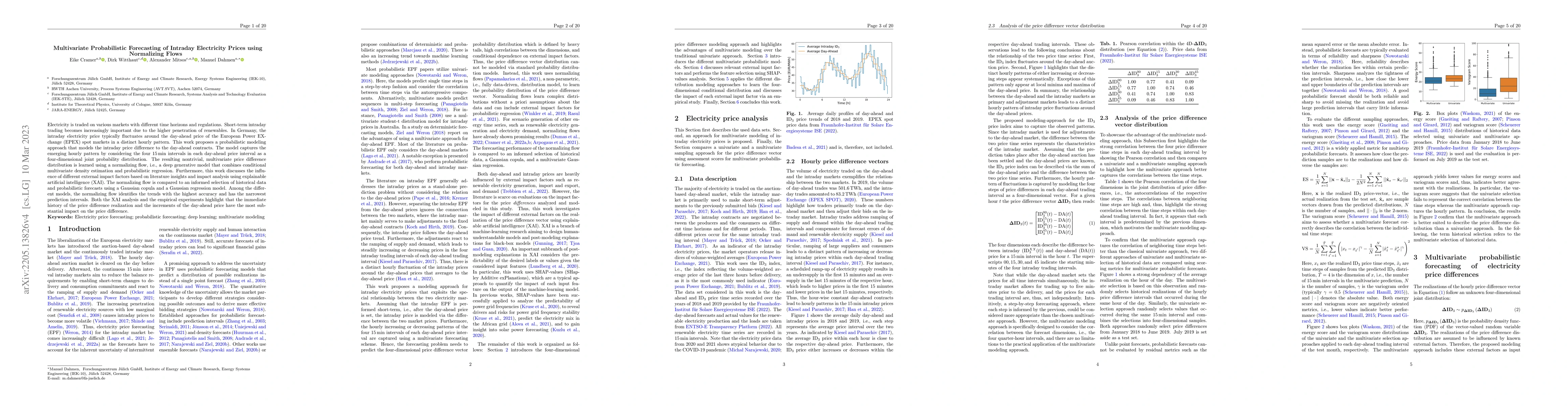 Thumbnail for Multivariate Probabilistic Forecasting of Intraday Electricity Prices
  using Normalizing Flows