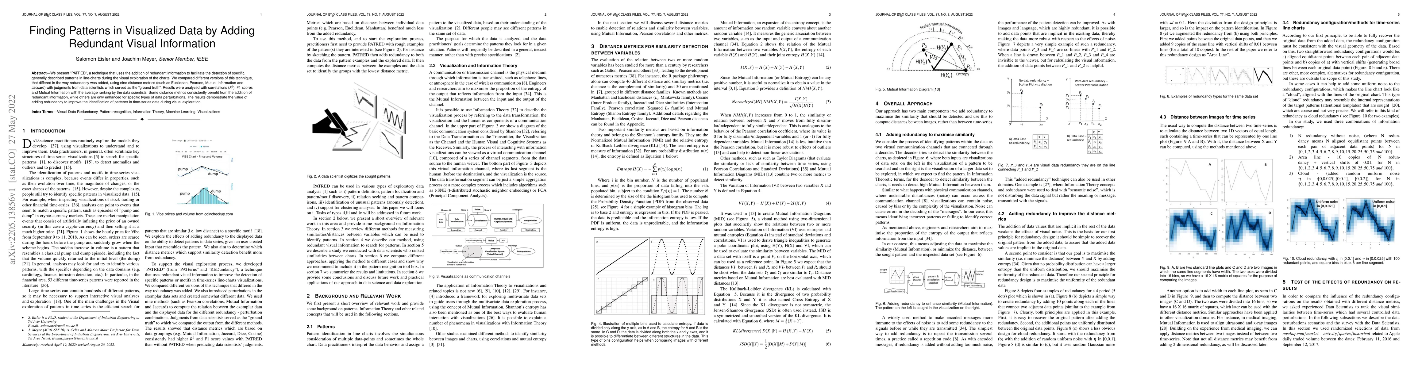 Thumbnail for Finding Patterns in Visualized Data by Adding Redundant Visual
  Information