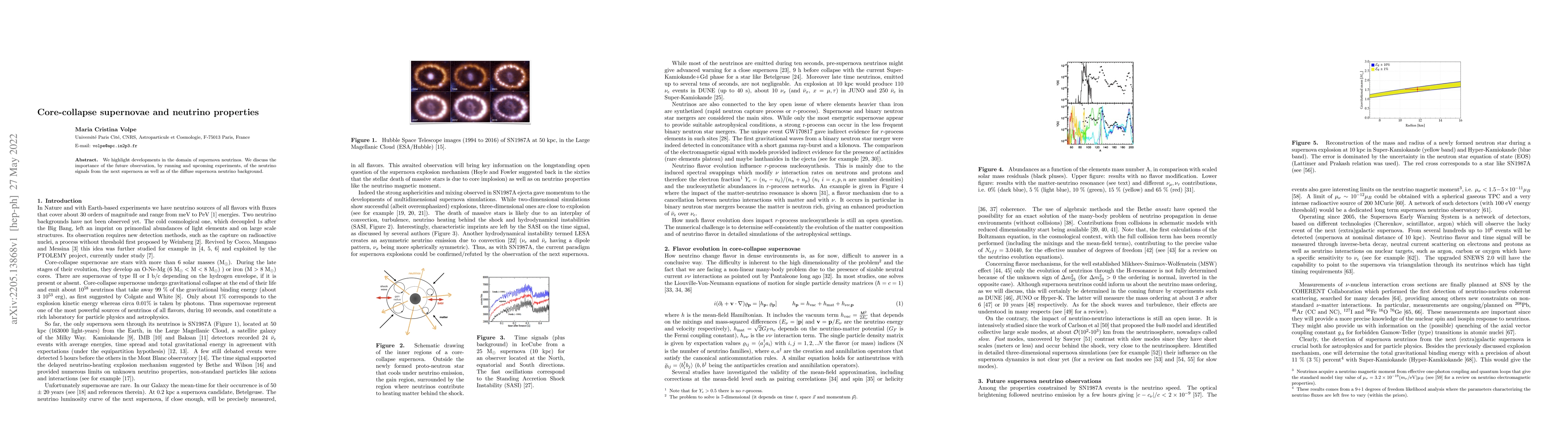 Thumbnail for Core-collapse supernovae and neutrino properties