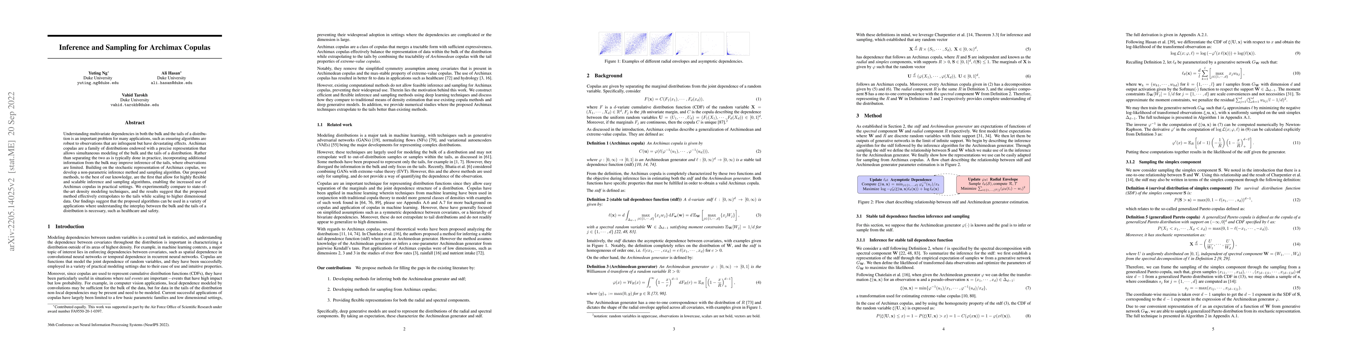 Thumbnail for Inference and Sampling for Archimax Copulas