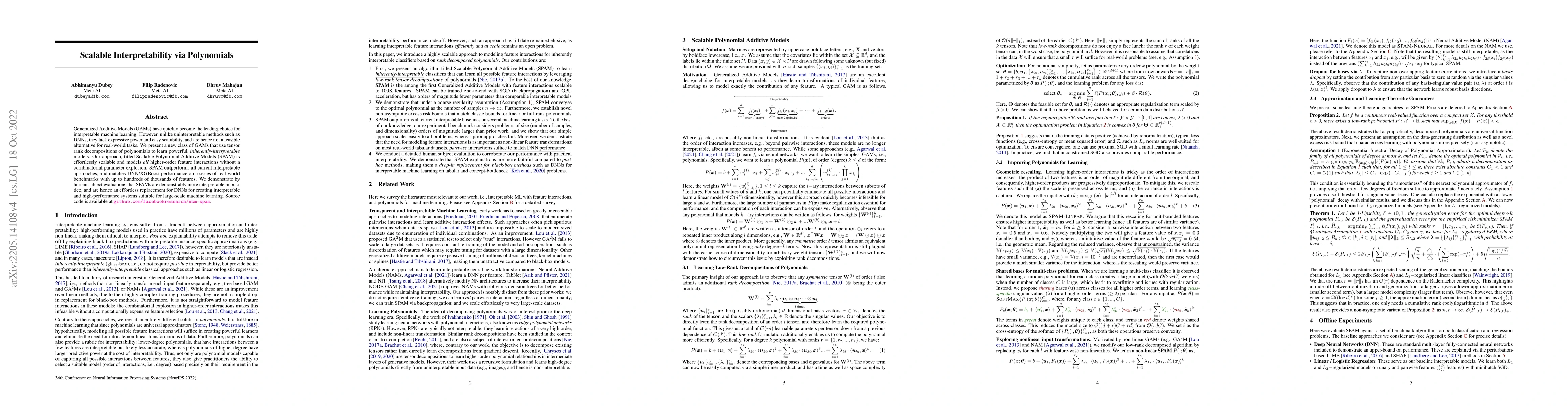 Thumbnail for Scalable Interpretability via Polynomials