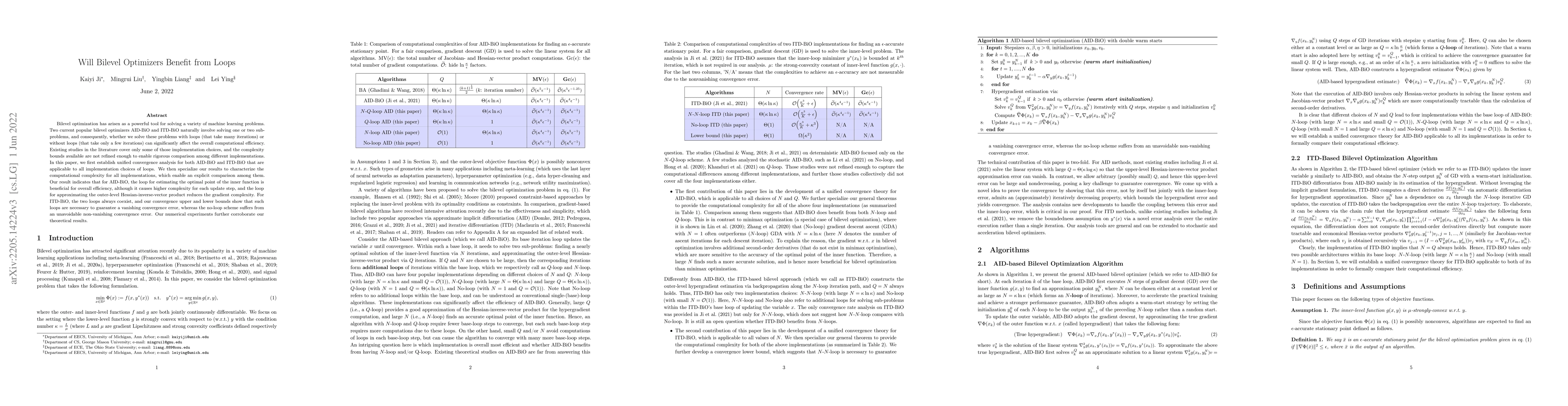 Thumbnail for Will Bilevel Optimizers Benefit from Loops