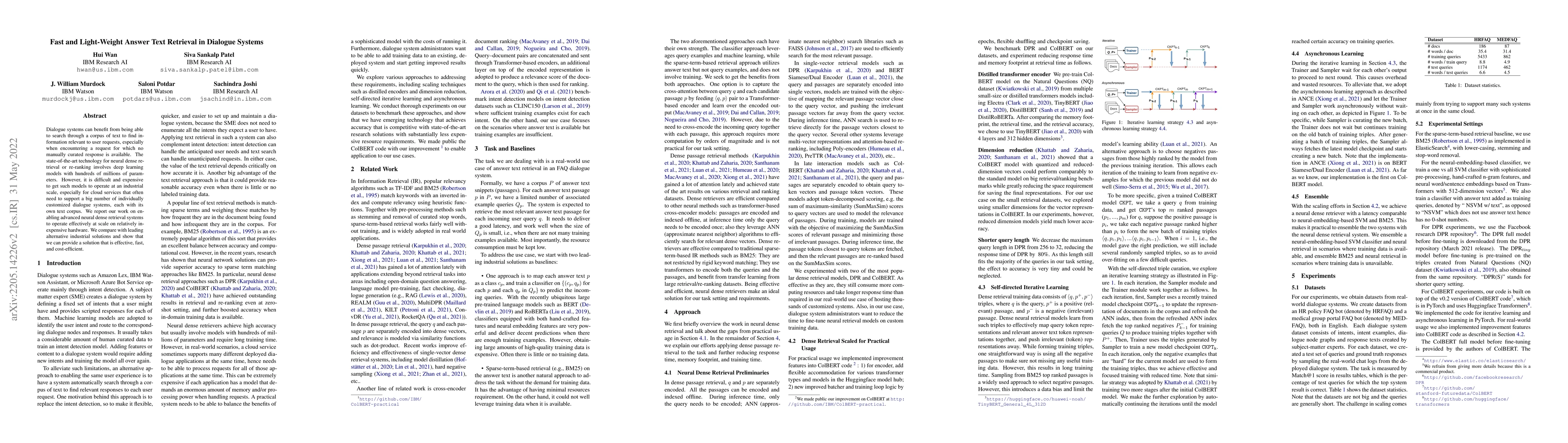 Thumbnail for Fast and Light-Weight Answer Text Retrieval in Dialogue Systems