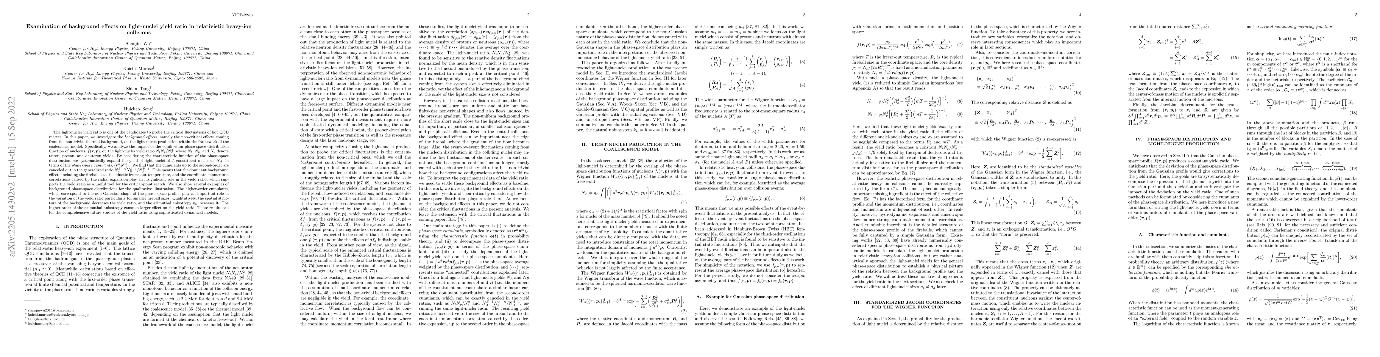 Thumbnail for Examination of background effects on light-nuclei yield ratio in
  relativistic heavy-ion collisions