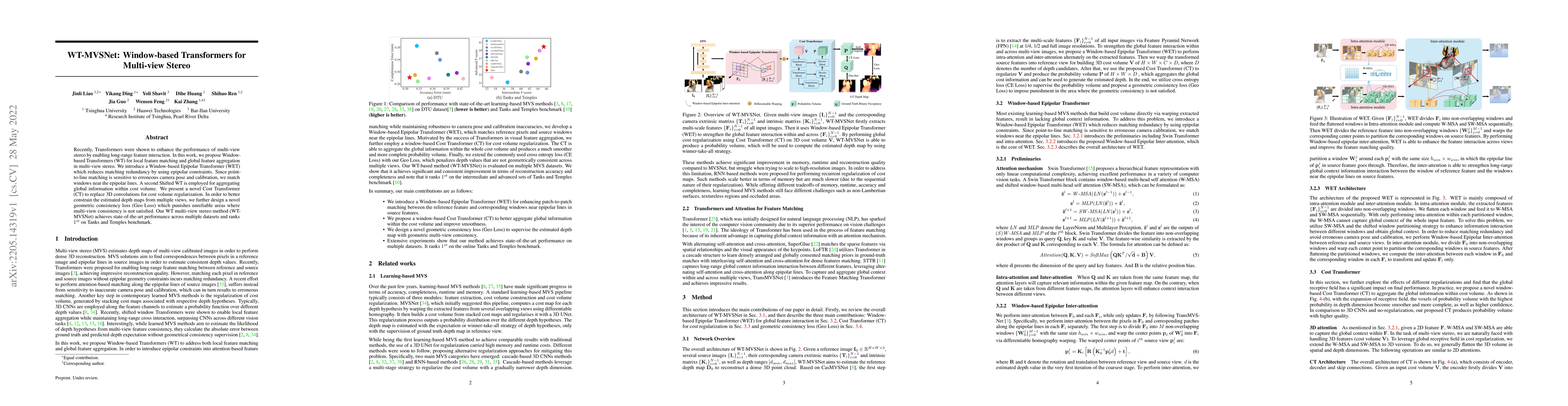 Thumbnail for WT-MVSNet: Window-based Transformers for Multi-view Stereo