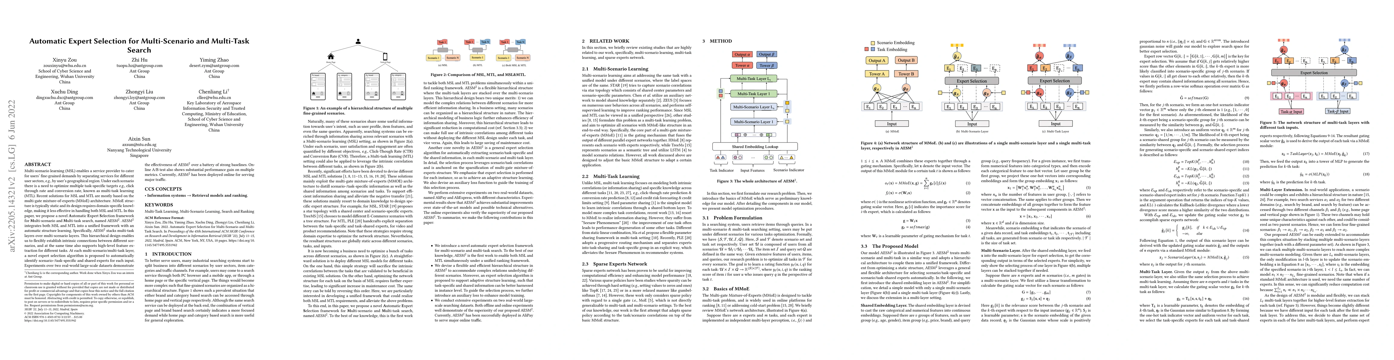 Thumbnail for Automatic Expert Selection for Multi-Scenario and Multi-Task Search
