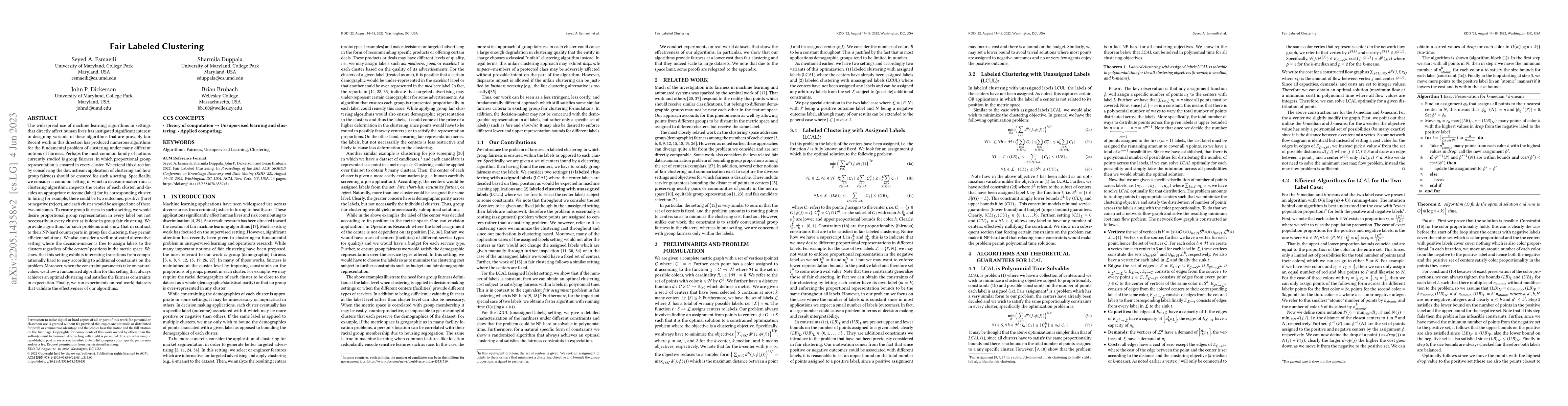 Thumbnail for Fair Labeled Clustering