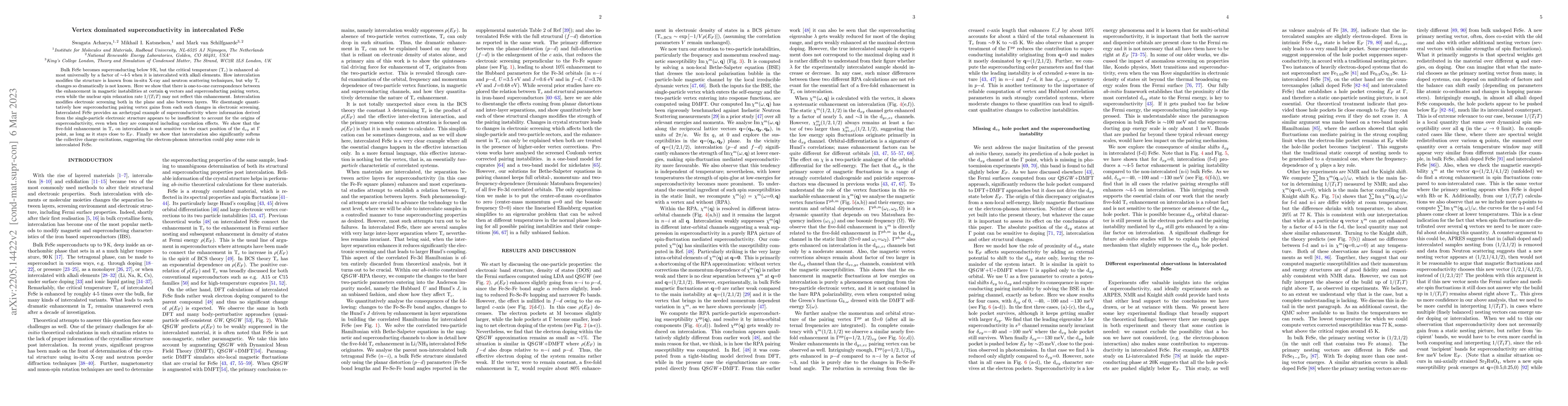 Thumbnail for Vertex dominated superconductivity in intercalated FeSe