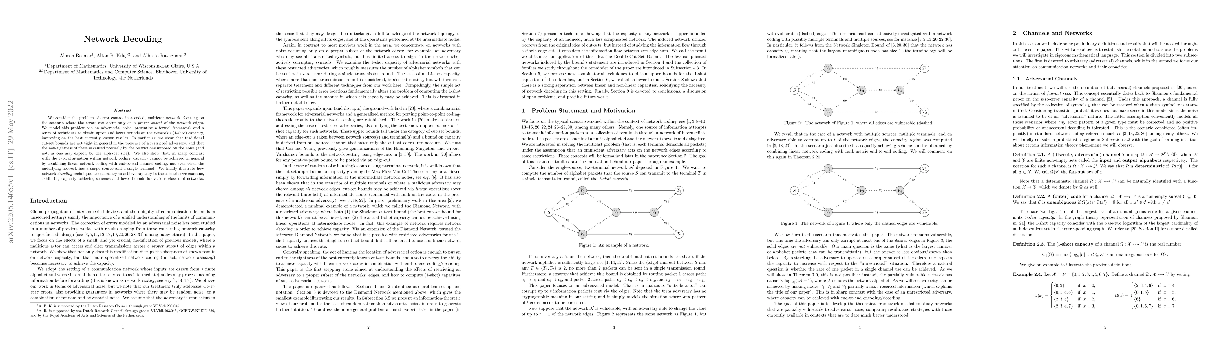 Thumbnail for Network Decoding