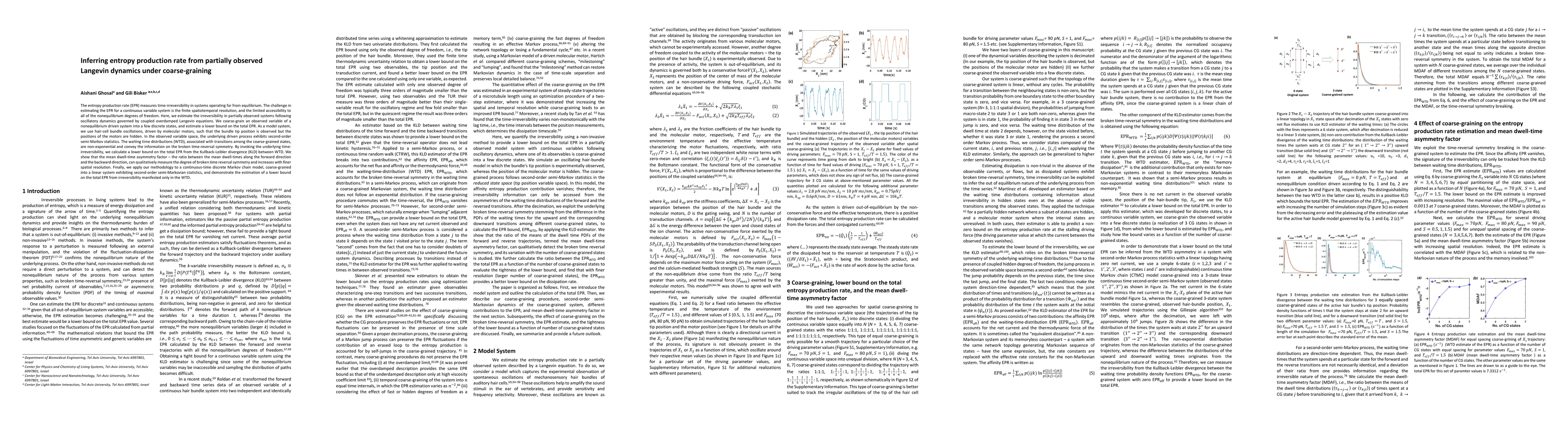 Thumbnail for Inferring entropy production rate from partially observed Langevin
  dynamics under coarse-graining