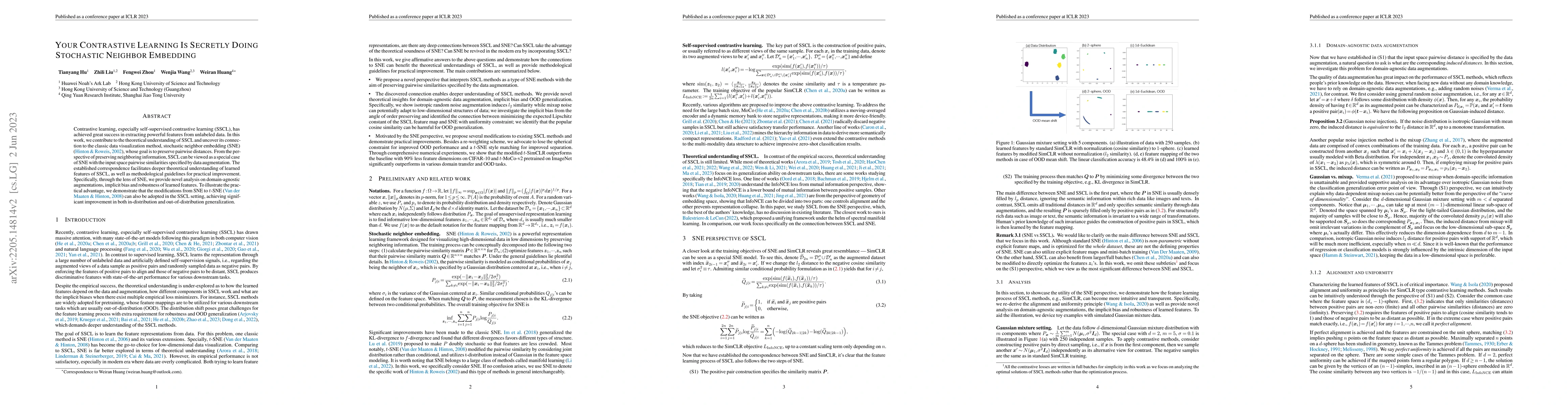 Thumbnail for Your Contrastive Learning Is Secretly Doing Stochastic Neighbor
  Embedding