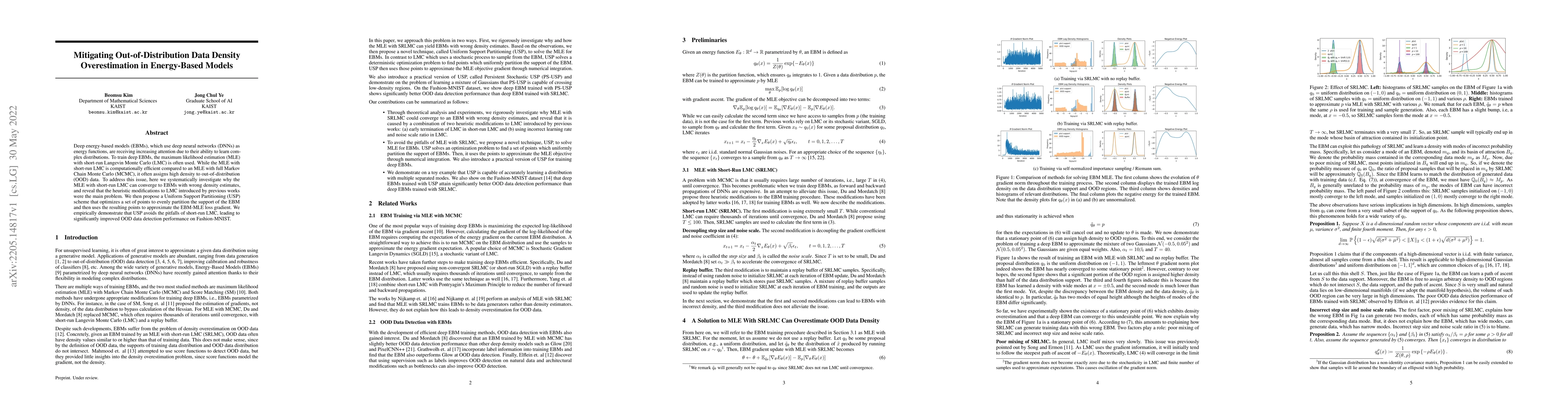 Thumbnail for Mitigating Out-of-Distribution Data Density Overestimation in
  Energy-Based Models