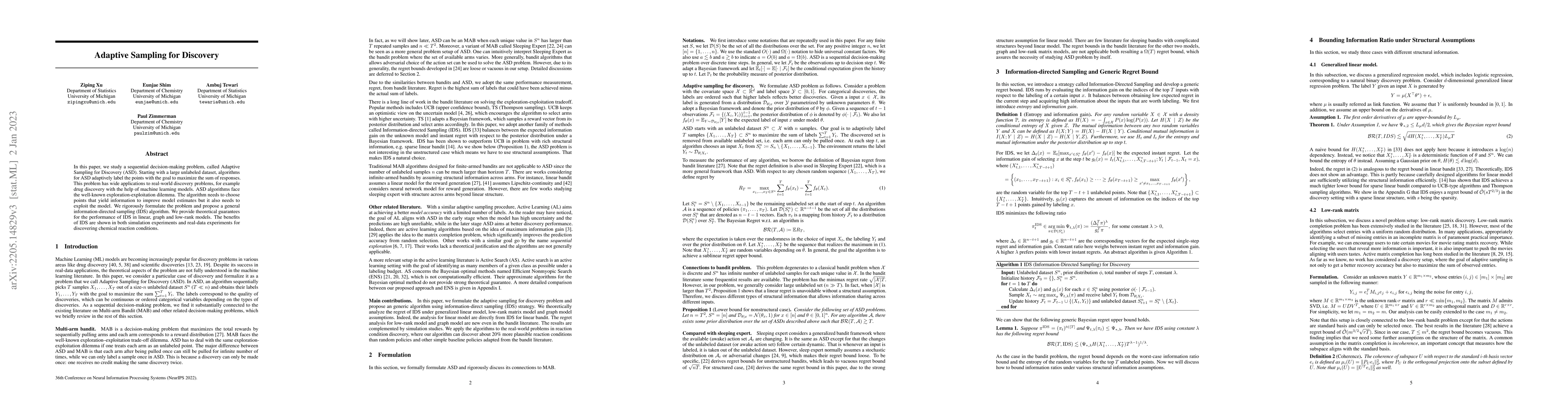 Thumbnail for Adaptive Sampling for Discovery