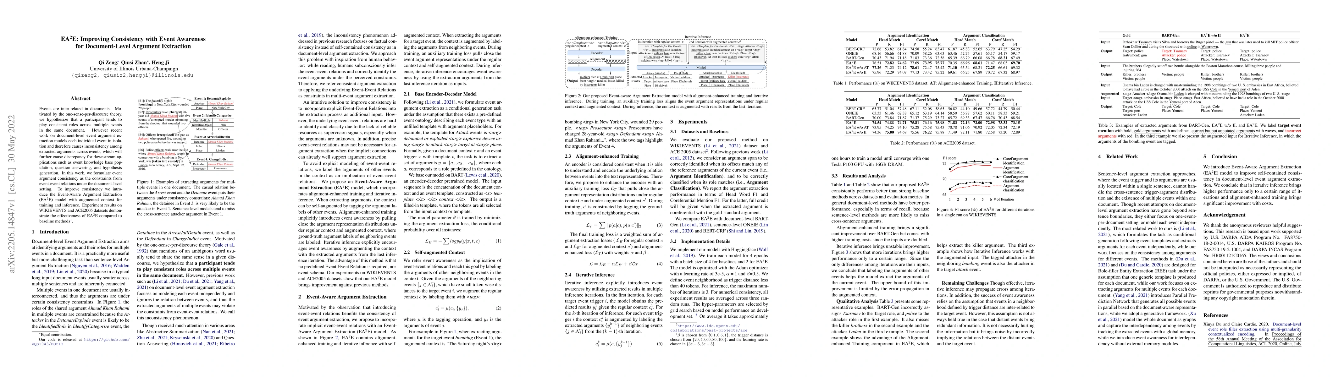 Thumbnail for EA$^2$E: Improving Consistency with Event Awareness for Document-Level
  Argument Extraction