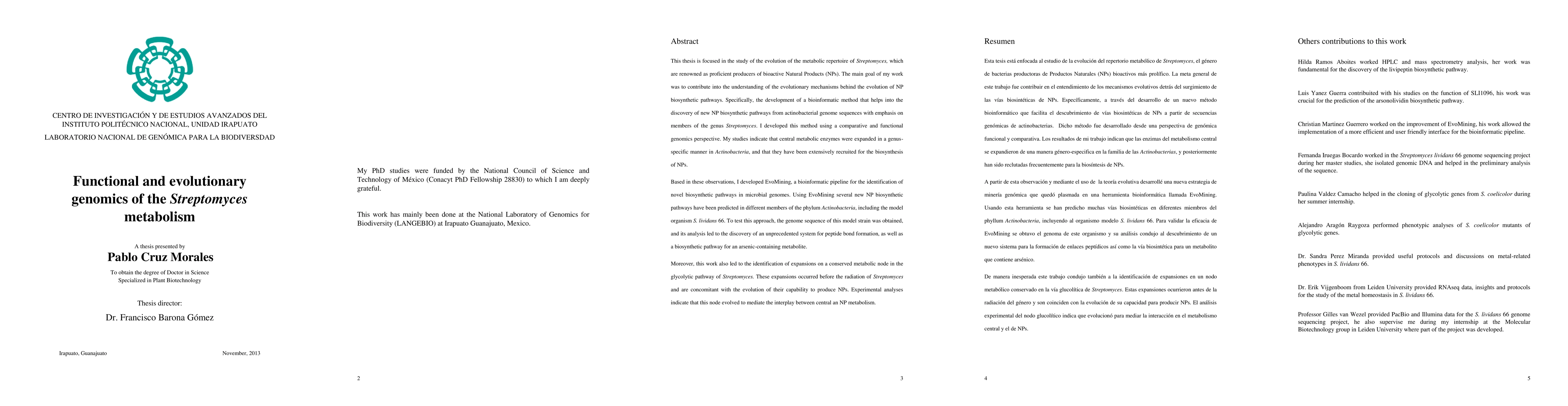 Thumbnail for Functional and evolutionary genomics of the Streptomyces metabolism