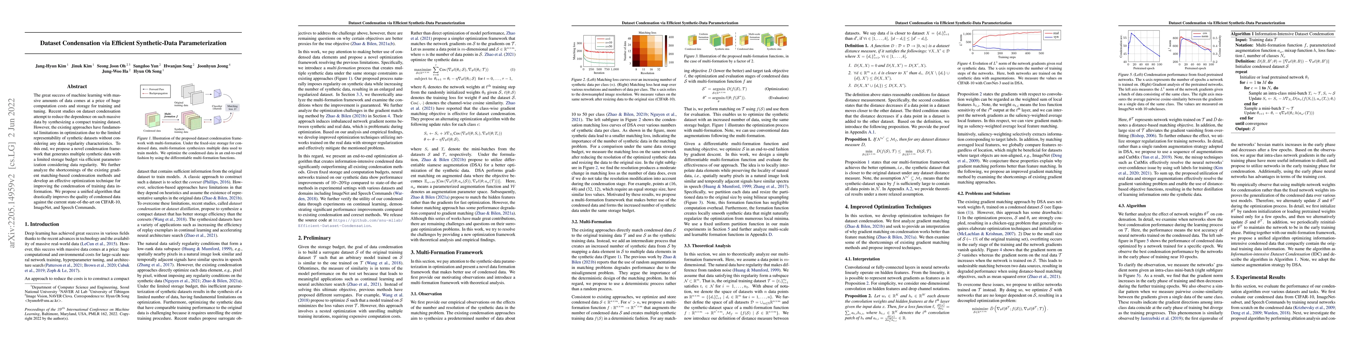 Thumbnail for Dataset Condensation via Efficient Synthetic-Data Parameterization