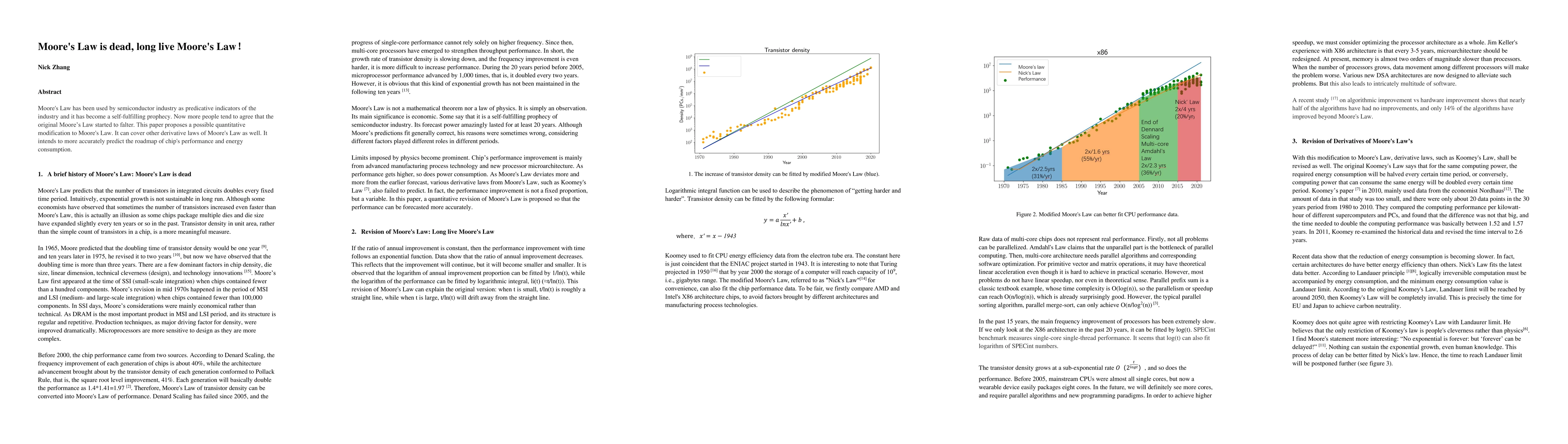 Thumbnail for Moore's Law is dead, long live Moore's Law!
